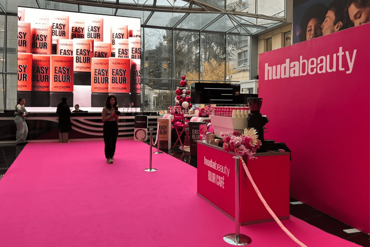 Huda Beauty launch – A touch of luxury with our barista hire service