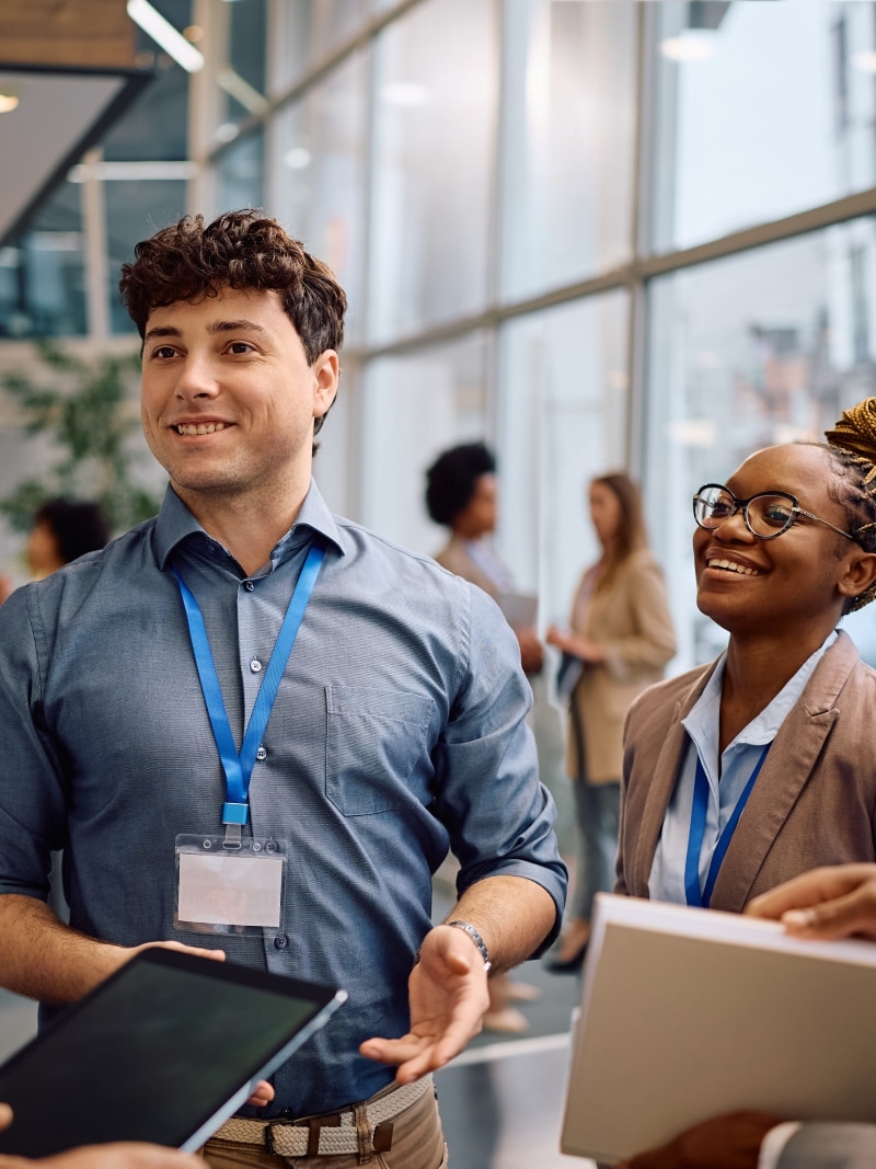 exhibition team staff