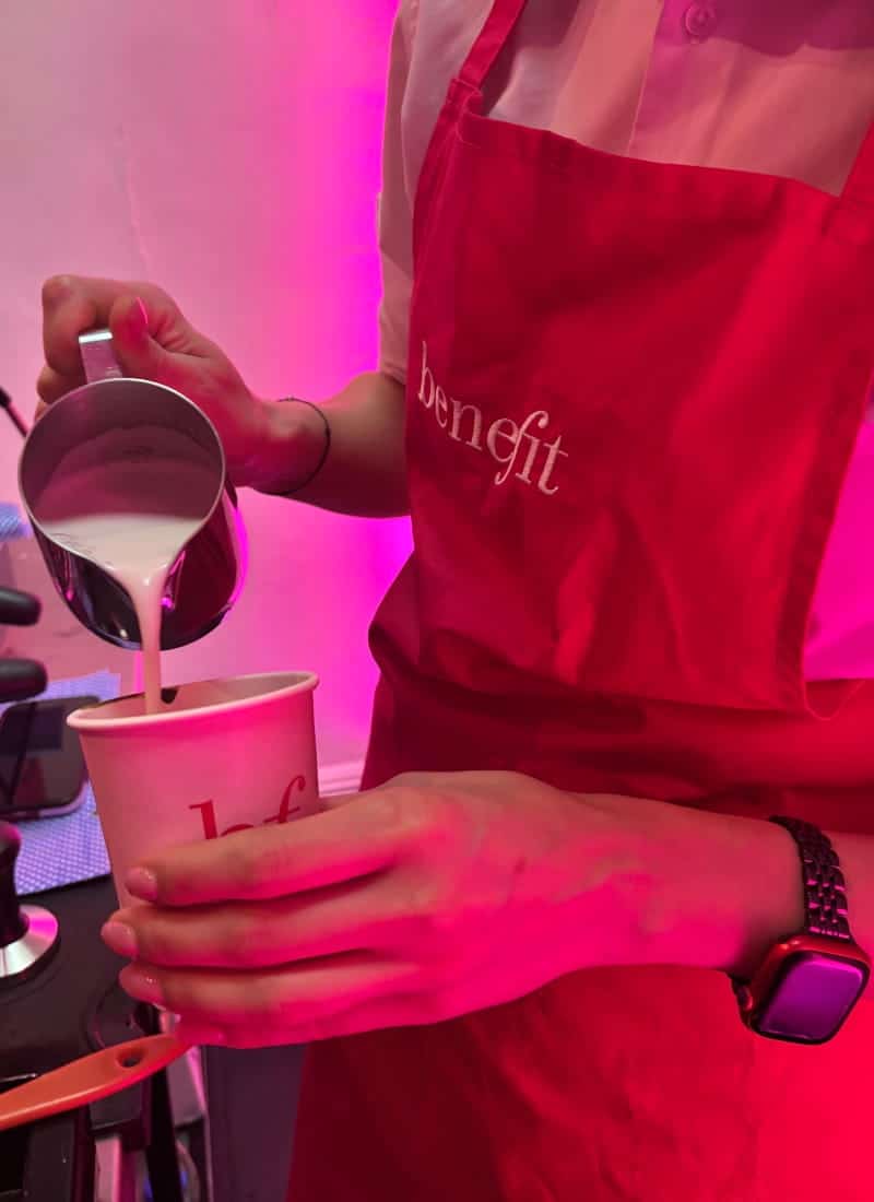 Mobile barista at product launch