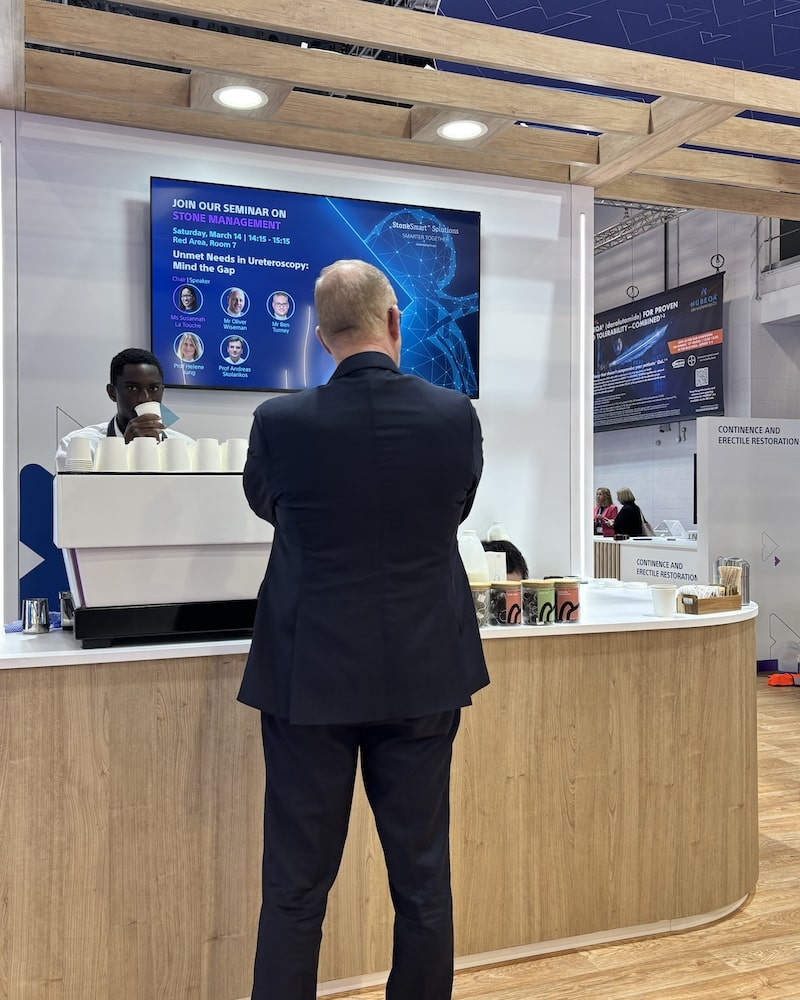 Social Espresso Exhibition coffee service at EAU26 in London