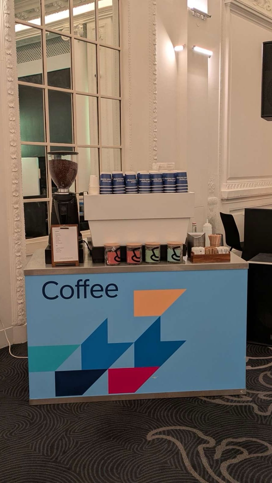 Event coffee service cappuccino